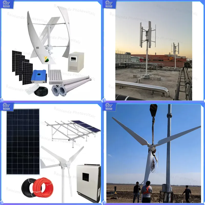 Renewable Energy Wind Solar - 3KW 5KW 10KW 하이브리드 풍력 태양광