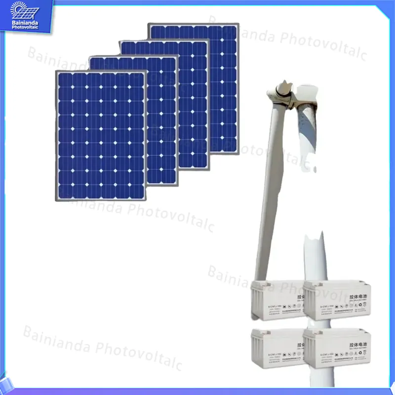 5KW 10KW 20KW 하이브리드 태양광 풍력 터빈  - Renewable Energy Wind Solar 리뷰 및 가격